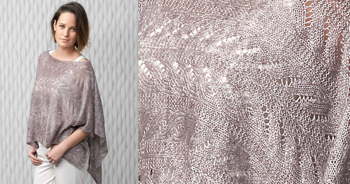 Le poncho au point ajouré : une tendance à adopter