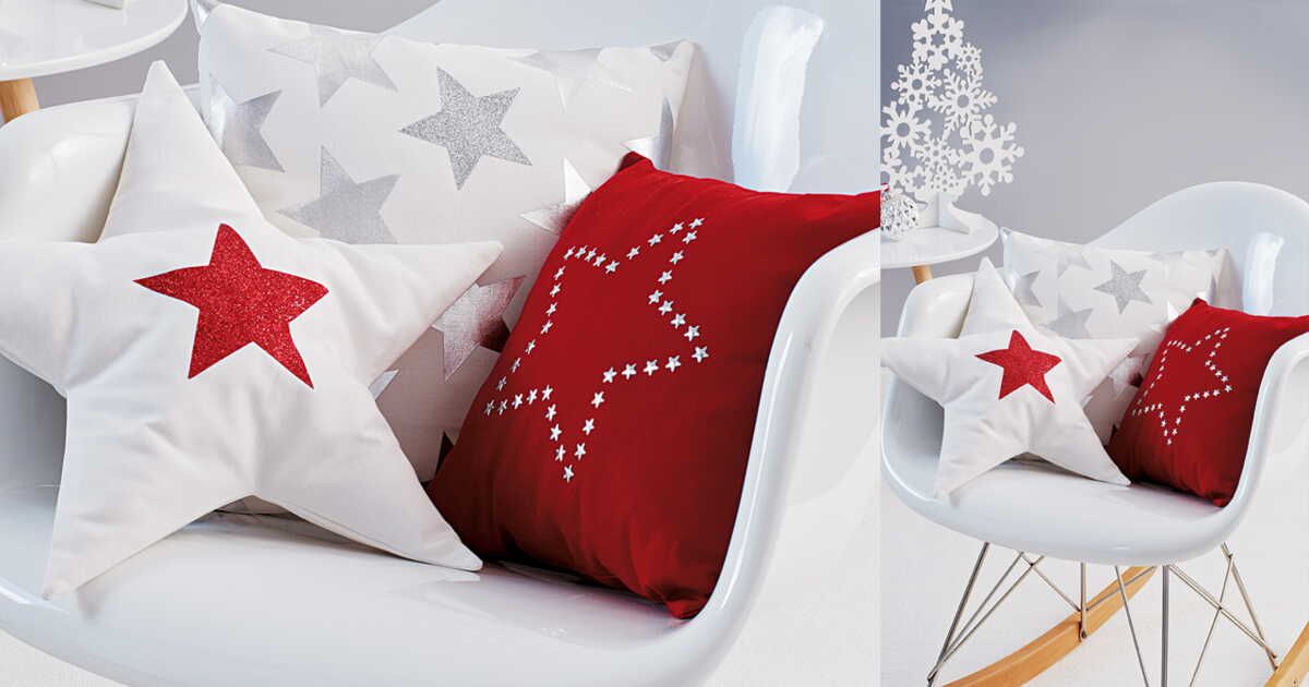 Des coussins à étoiles pour un intérieur étoilé