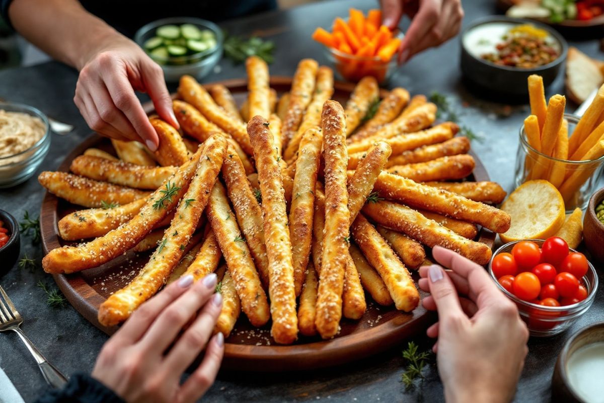 Découvrez comment préparer des gressins maison savoureux pour un apéritif convivial