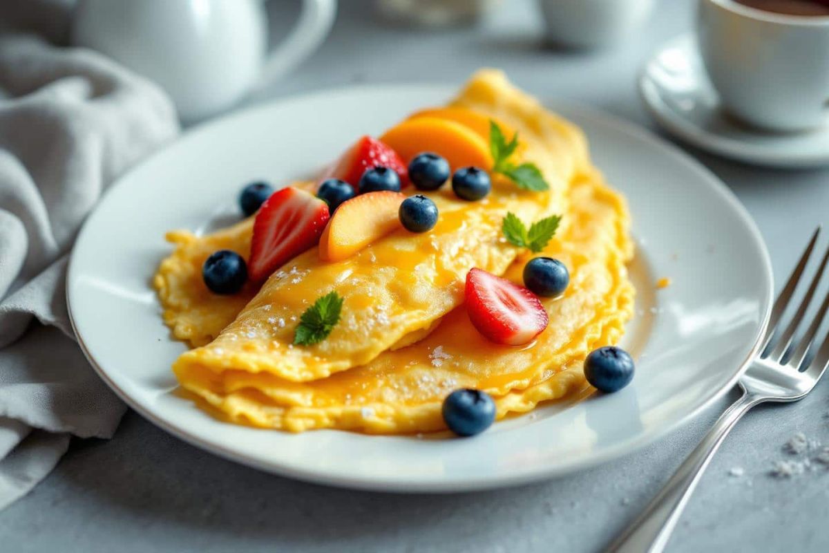 Découvrez l'omelette sucrée aux fruits : un goût d'enfance à chaque bouchée
