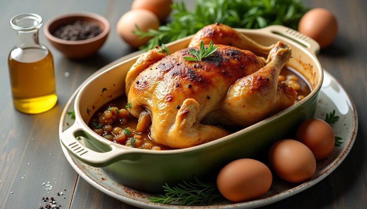 Découvrez le poulet rôti en cocotte : une recette facile et savoureuse