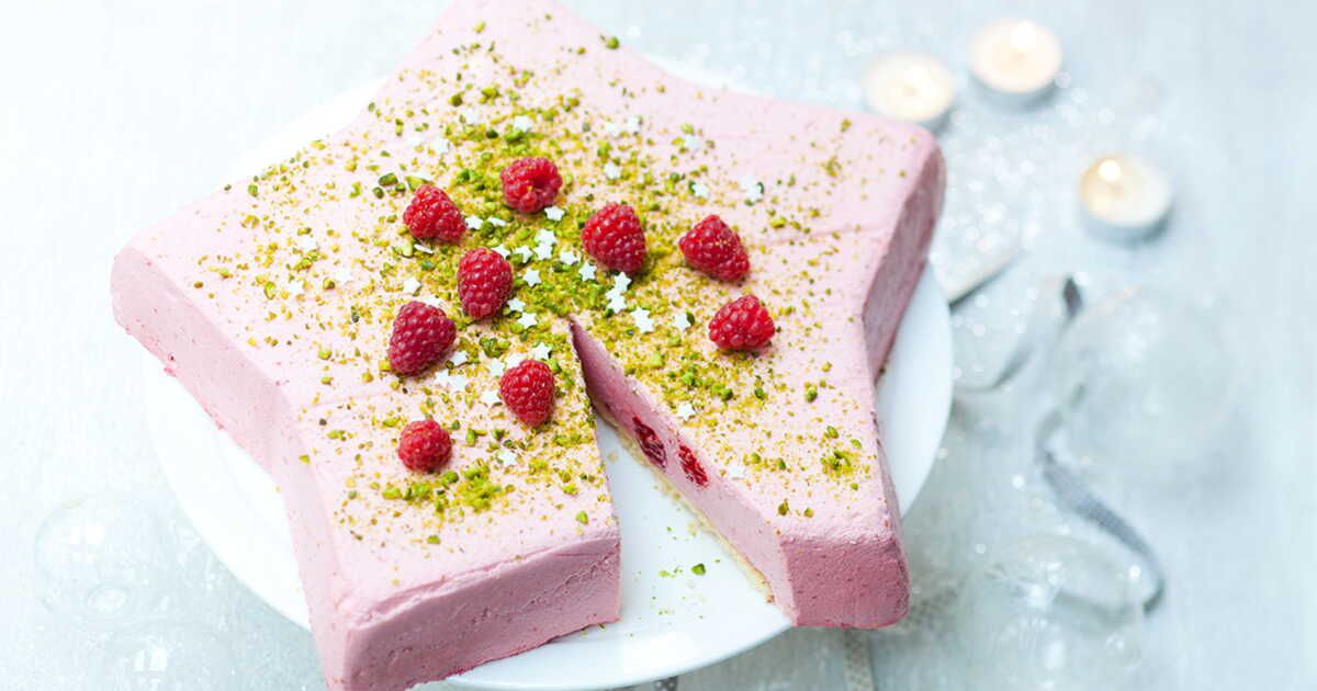 Un dessert de Noël éblouissant : l'étoile à la framboise