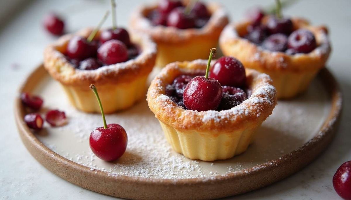 Léger clafoutis aux cerises : une recette gourmande à déguster en mini cocottes