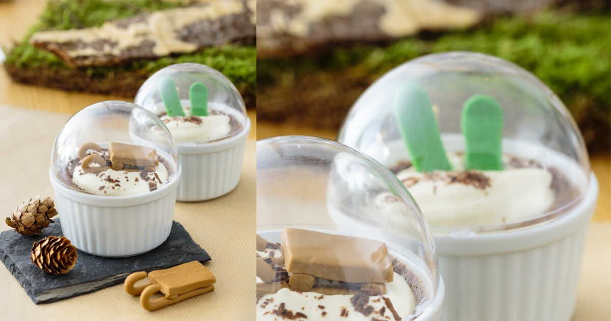 Des skis en pâte à sucre : une création gourmande et originale