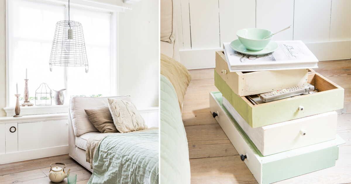 Des idées déco récup' pour la chambre