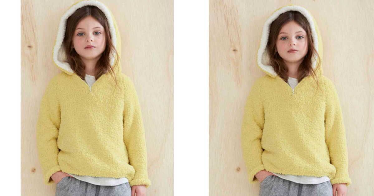 découvrez le modèle de pull à capuche en tricot gratuit