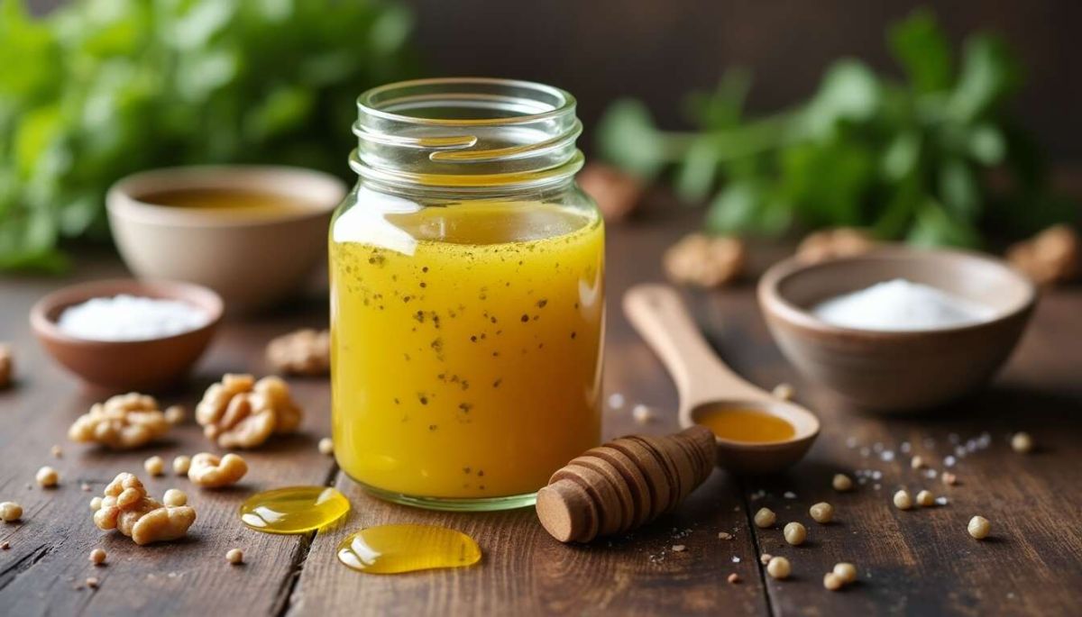 Recette de vinaigrette à l’huile de noix