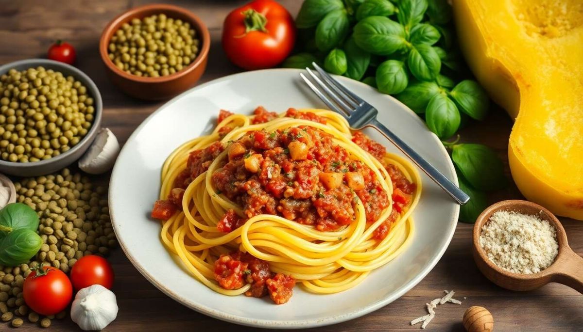 Une courge spaghetti revisitée pour un repas réconfortant