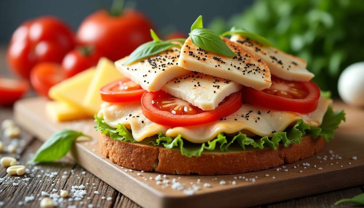 Éveillez vos papilles avec un sandwich gourmet au poulet