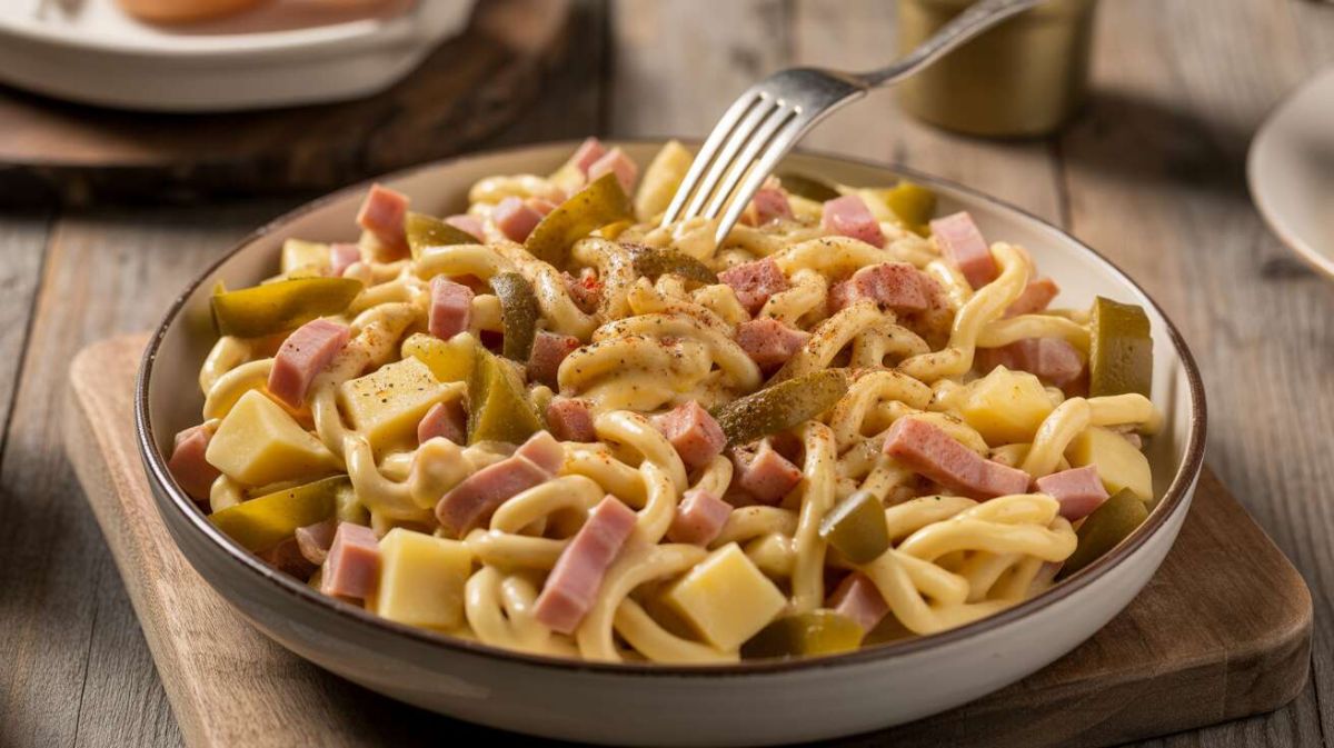 Savourez l'été avec une salade de pâtes piémontaise à la fois rapide et délicieuse