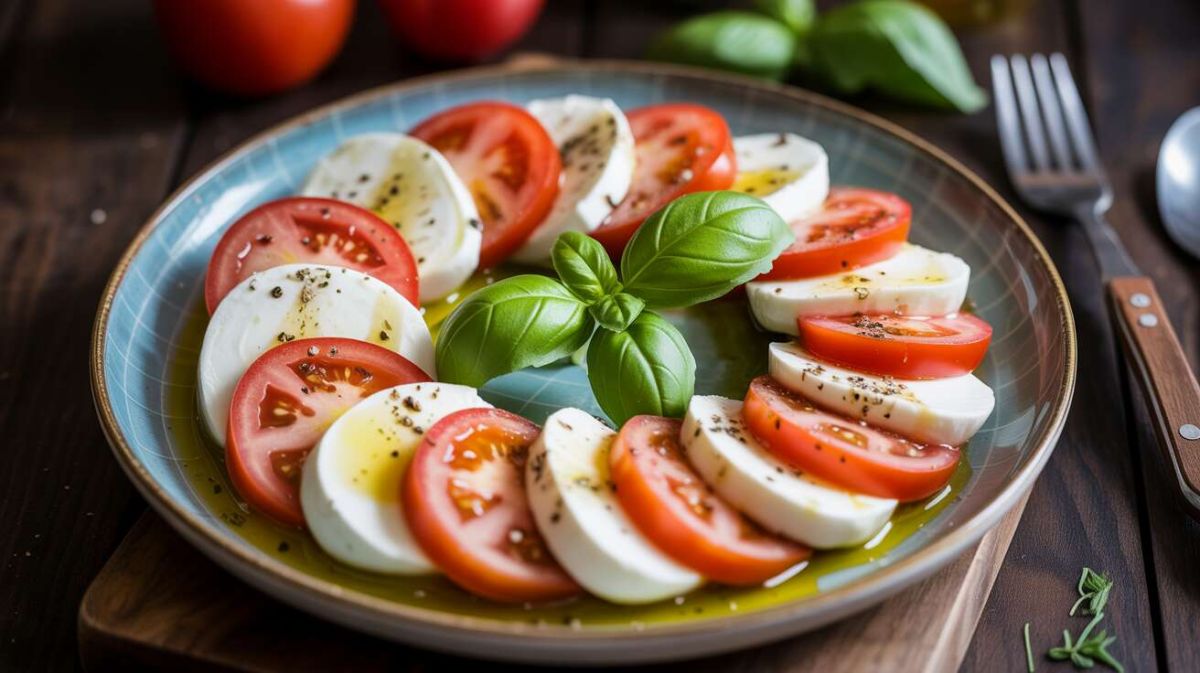 La salade caprese authentique : fraîcheur et simplicité pour l'été