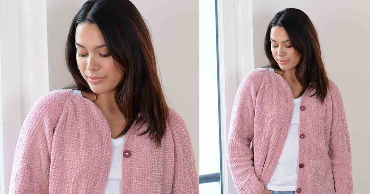 Découvrez le gilet en fil chenille : un tricot gratuit et tendance