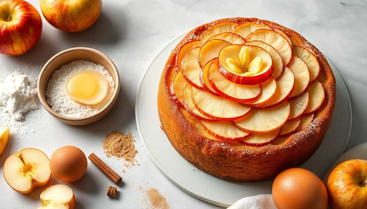 Gâteau invisible aux pommes : recette facile et savoureuse