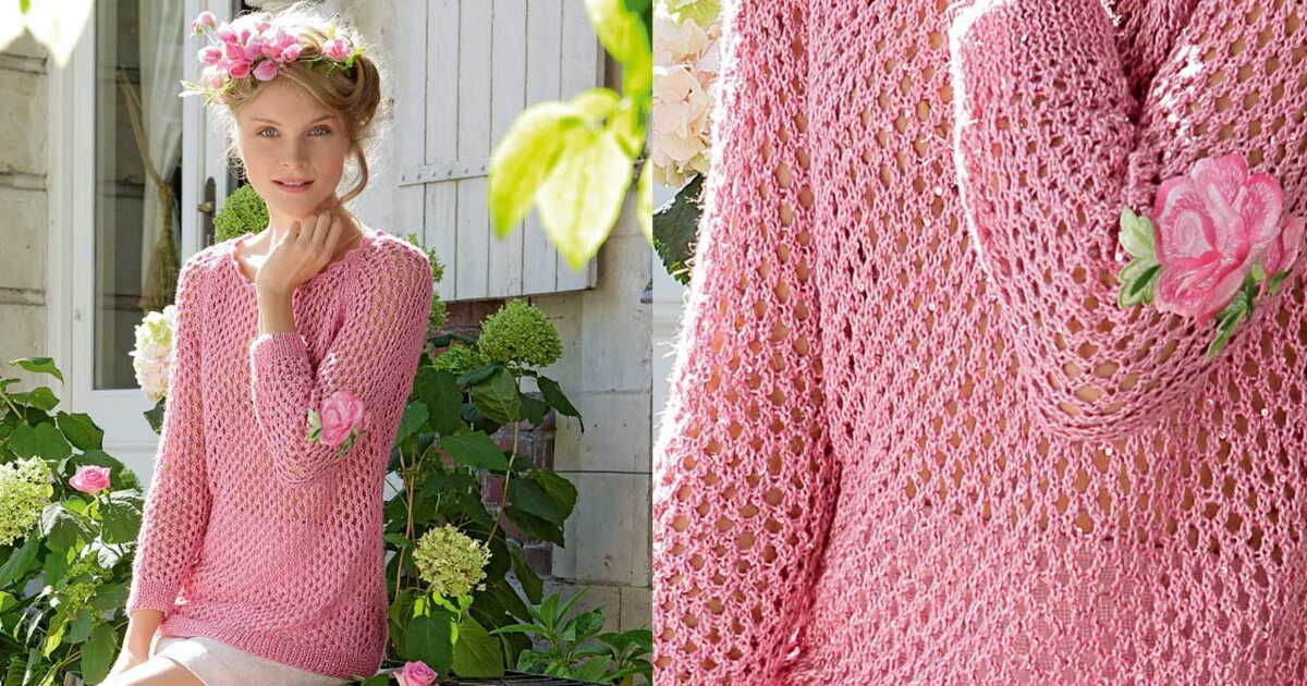 La tendance du pull rose ajouré : un must-have pour cet automne