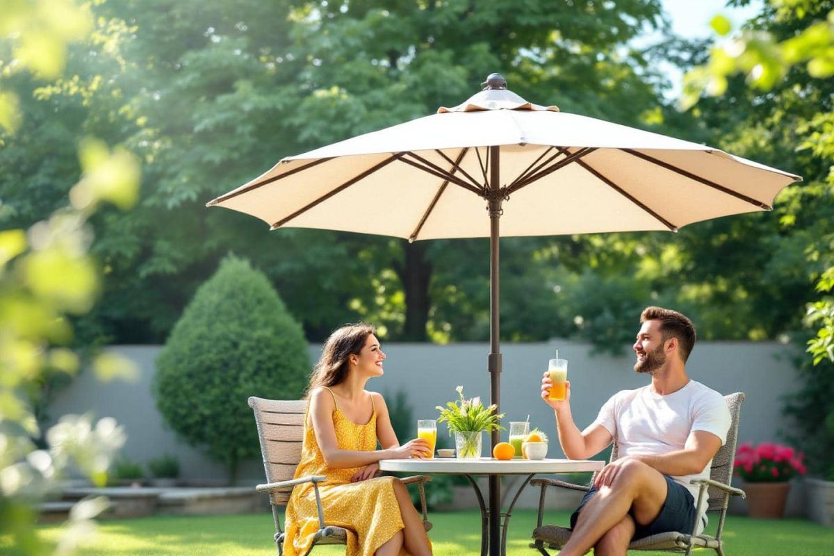 Le parasol rond inclinable de GIFI : l'indispensable été à moins de 20€