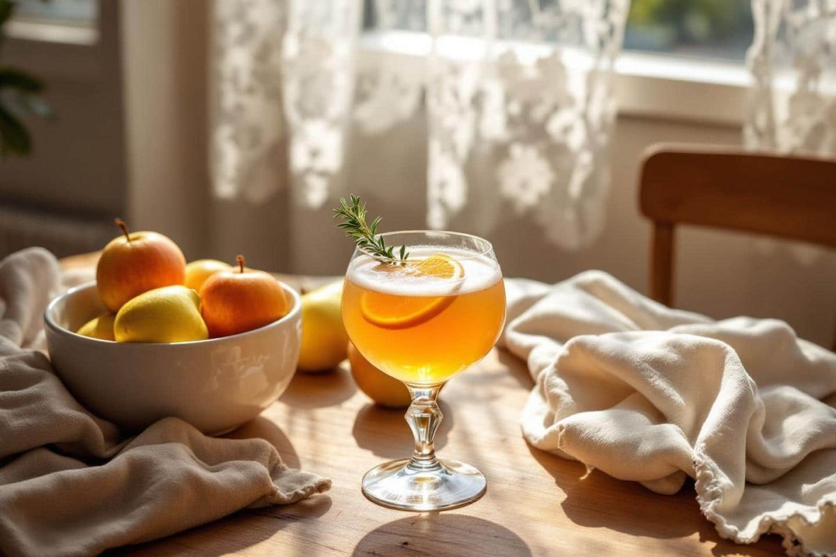Un cocktail réinventé : amaretto sour à l’érable et épices d’automne