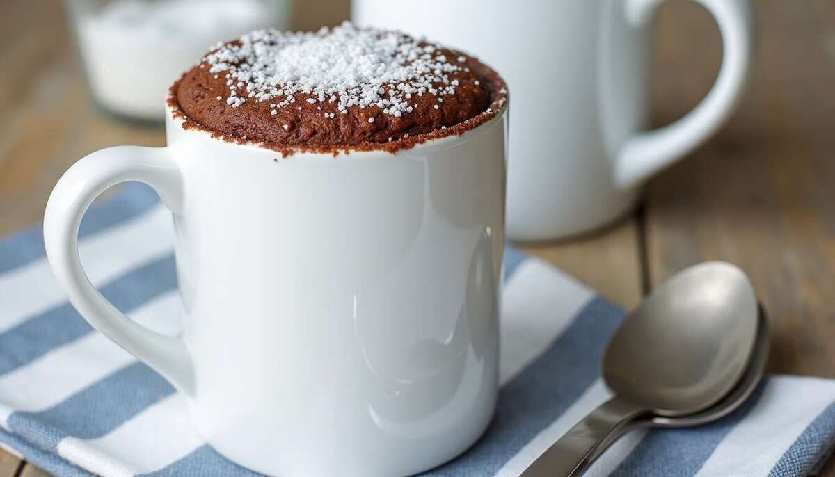 Mug cake chocolat-praliné : un dessert express en 2 minutes