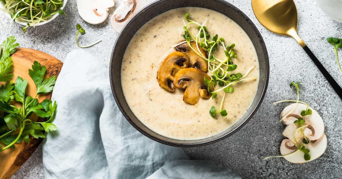 Redécouvrez l'automne avec une soupe veloutée aux champignons