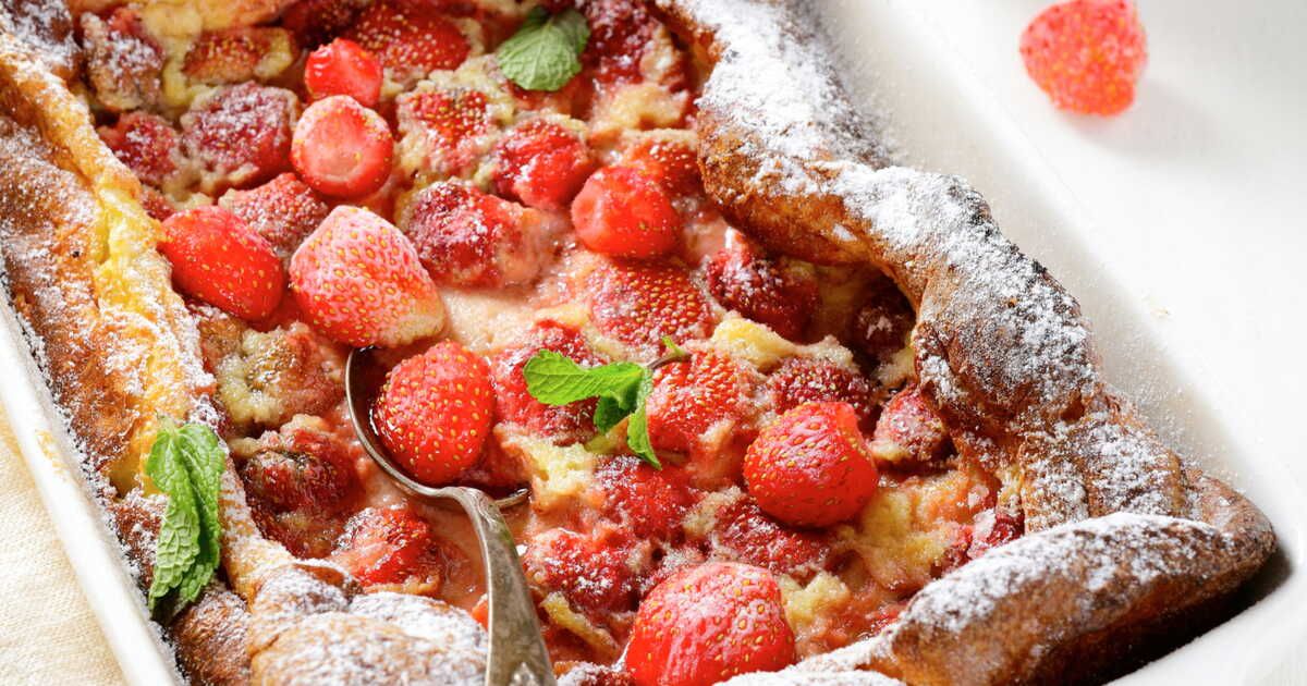 étonnez vos invités avec ce clafoutis aux fraises et basilic