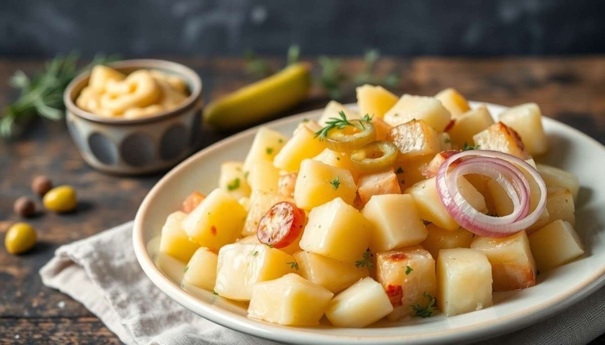 Une recette de salade pommes de terre et cervelas qui ravive les souvenirs