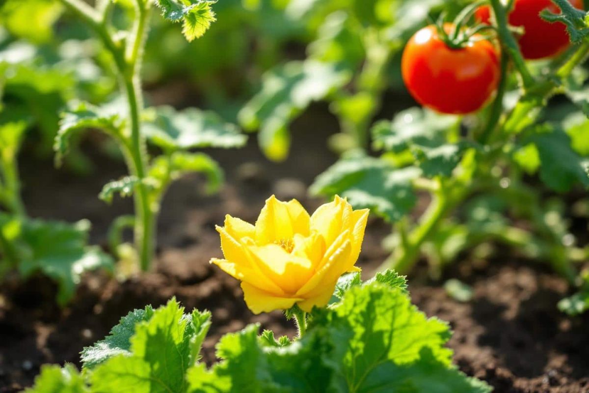 Un secret matinal pour un potager d'été florissant