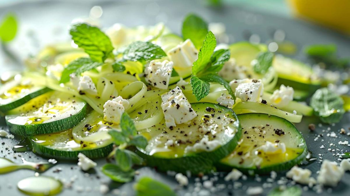 La salade de courgettes à la feta qui fait sensation cet été