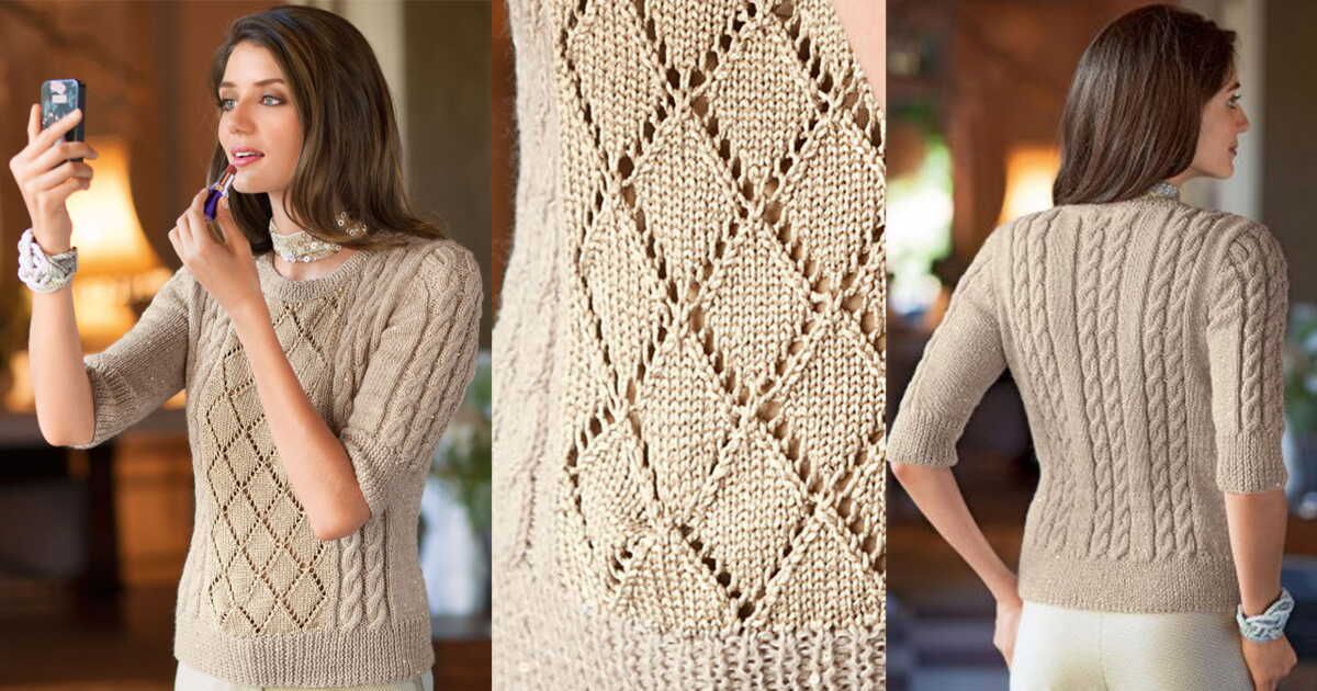 Le pull ajouré qui illumine votre garde-robe