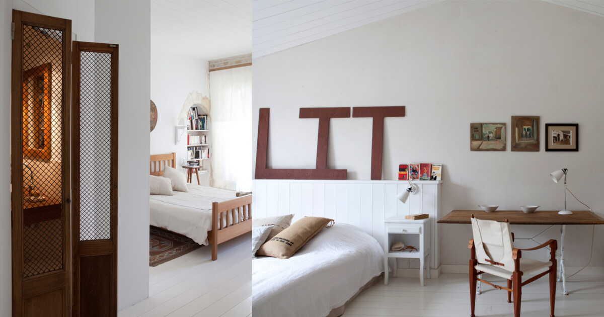 Déco récup : une porte grillagée