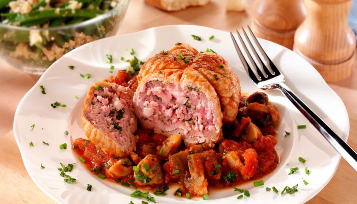 Une délicieuse recette de paupiettes de veau à la crème et aux champignons