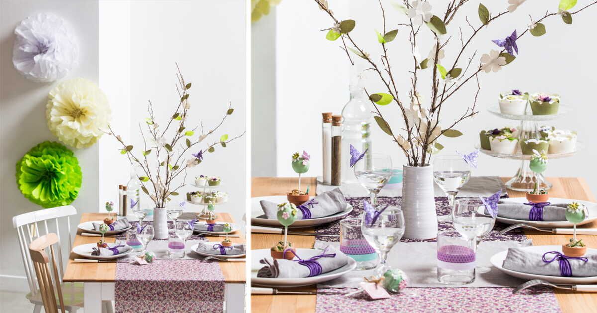 Célébrez Pâques avec des idées de déco de table inspirantes