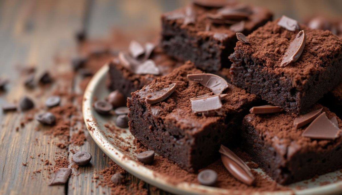La surprise gourmande des brownies au chocolat avec haricots noirs