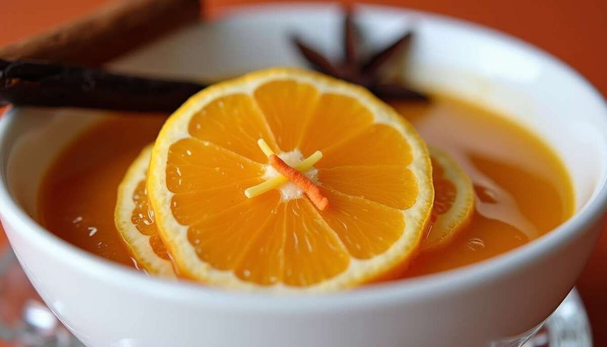Plongez dans la douceur de la soupe d'oranges épicée
