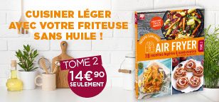 réinventez vos repas avec 78 recettes à l'air fryer