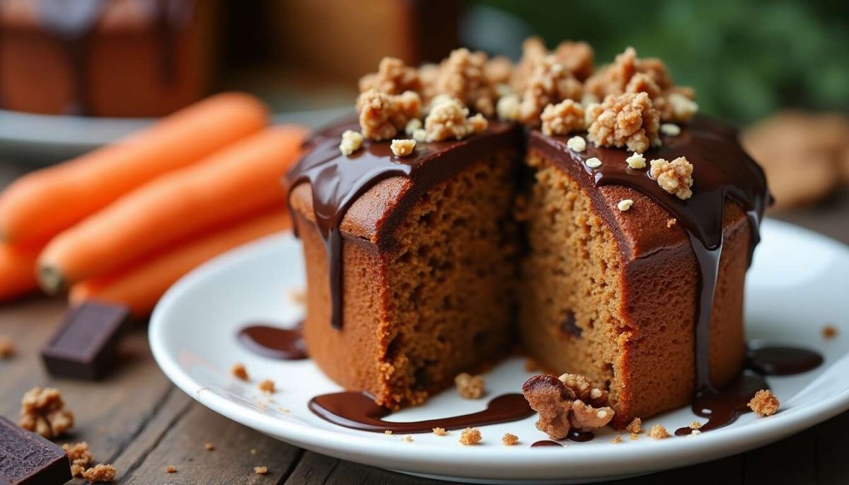 Une délicieuse recette de carrot cake au chocolat qui va vous ravir