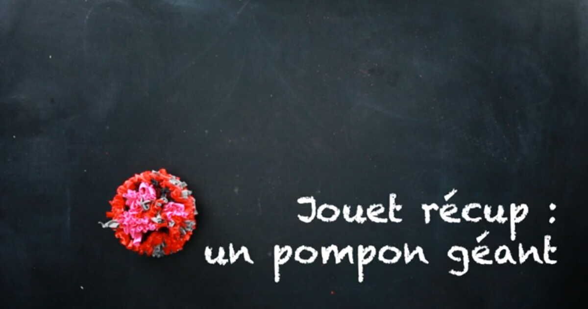 Transformez vos vieux T-shirts en un pompon géant coloré