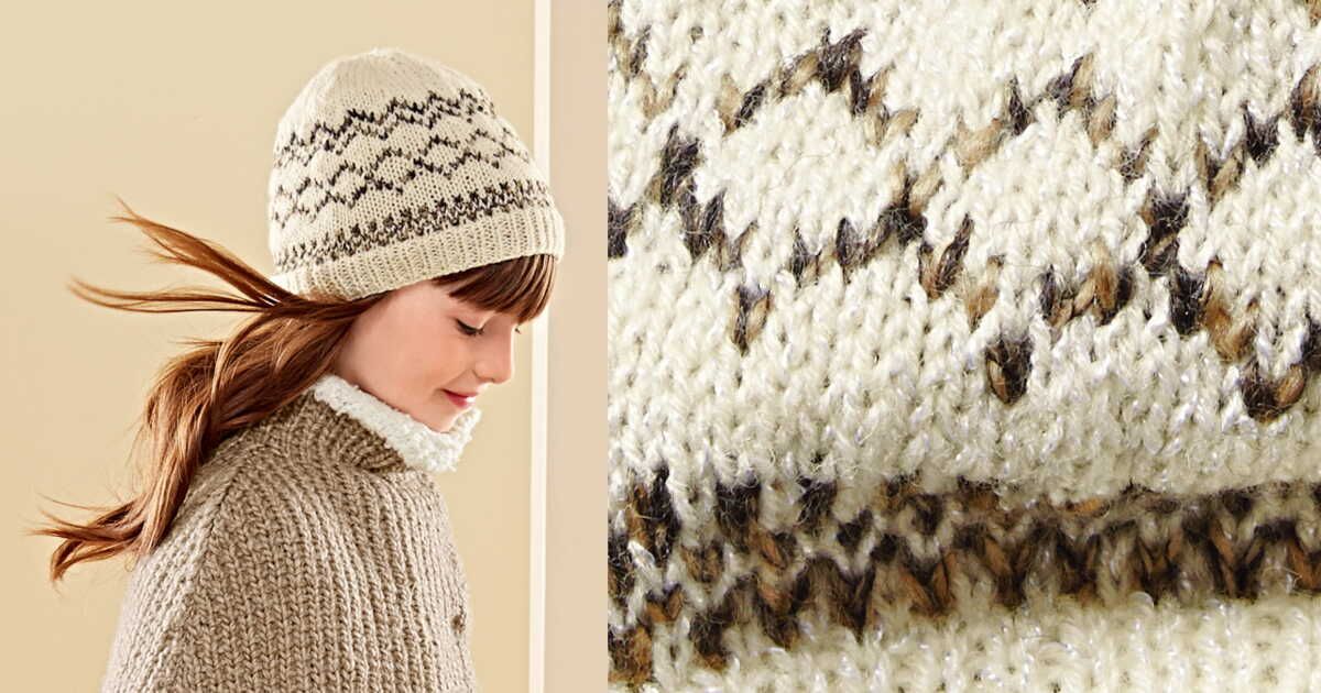 Le charme du bonnet jacquard pour enfants