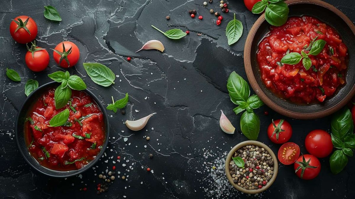 Une sauce tomate délicieuse prête en un clin d'œil