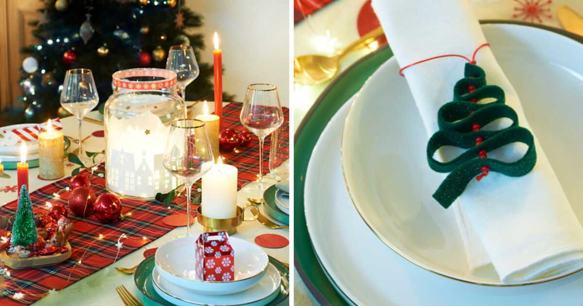 Des tables de fête qui allient tradition et élégance : 4 idées en rouge et vert