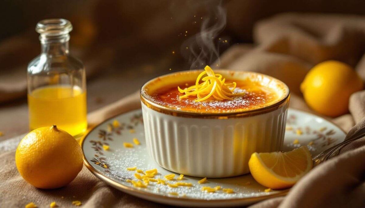 La crème brûlée au citron de Cyril Lignac pour un dessert estival